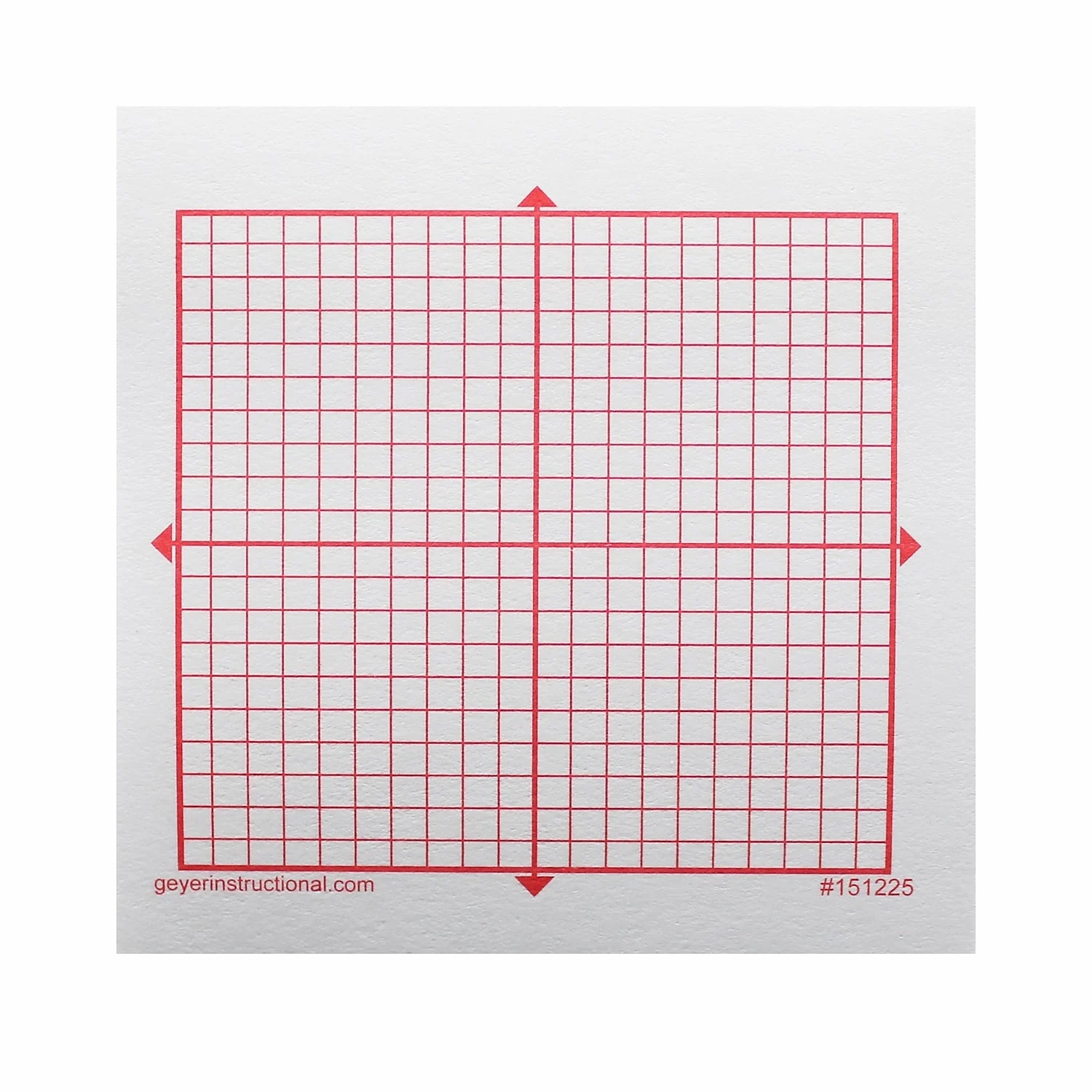 Geyer Instructional Graphing 3M Post it Notes XY Axis 20 X 20 Square Grid 4 Pads Walmart