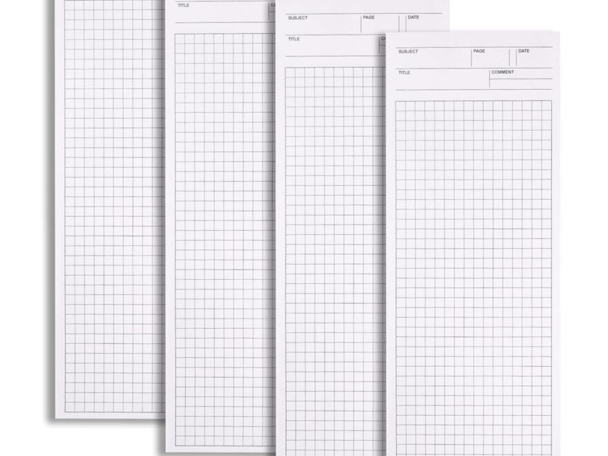 GINCEVHY 4 Pack Graph Paper Notebook 9 8 3 5 Inches Long Strip Notepad Personalized Memo Pads For Planning Tasks Appointments Reminders Home Office 50 Sheets Per Note Pads Grid Amazon Office Products