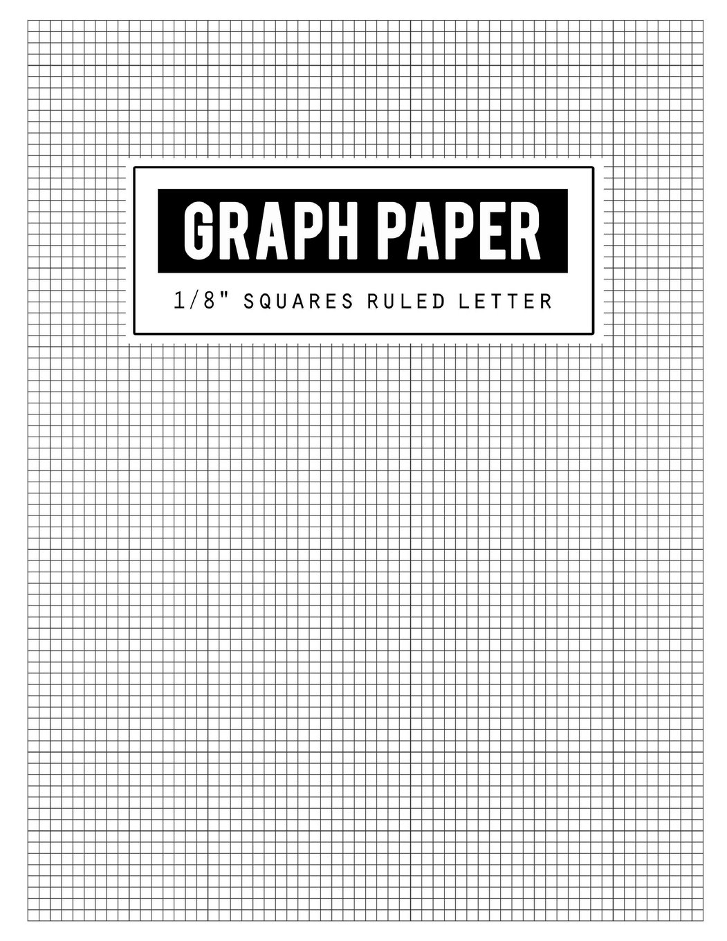 Graph Paper 1 8 Squares Ruled Black Lines Law Ruled Letter Writing Paper Notebook Letter sized Lined Paper Is College Ruled And Oriented Black Lines Is Law Ruled Size 8 5 X 11 Inch 100