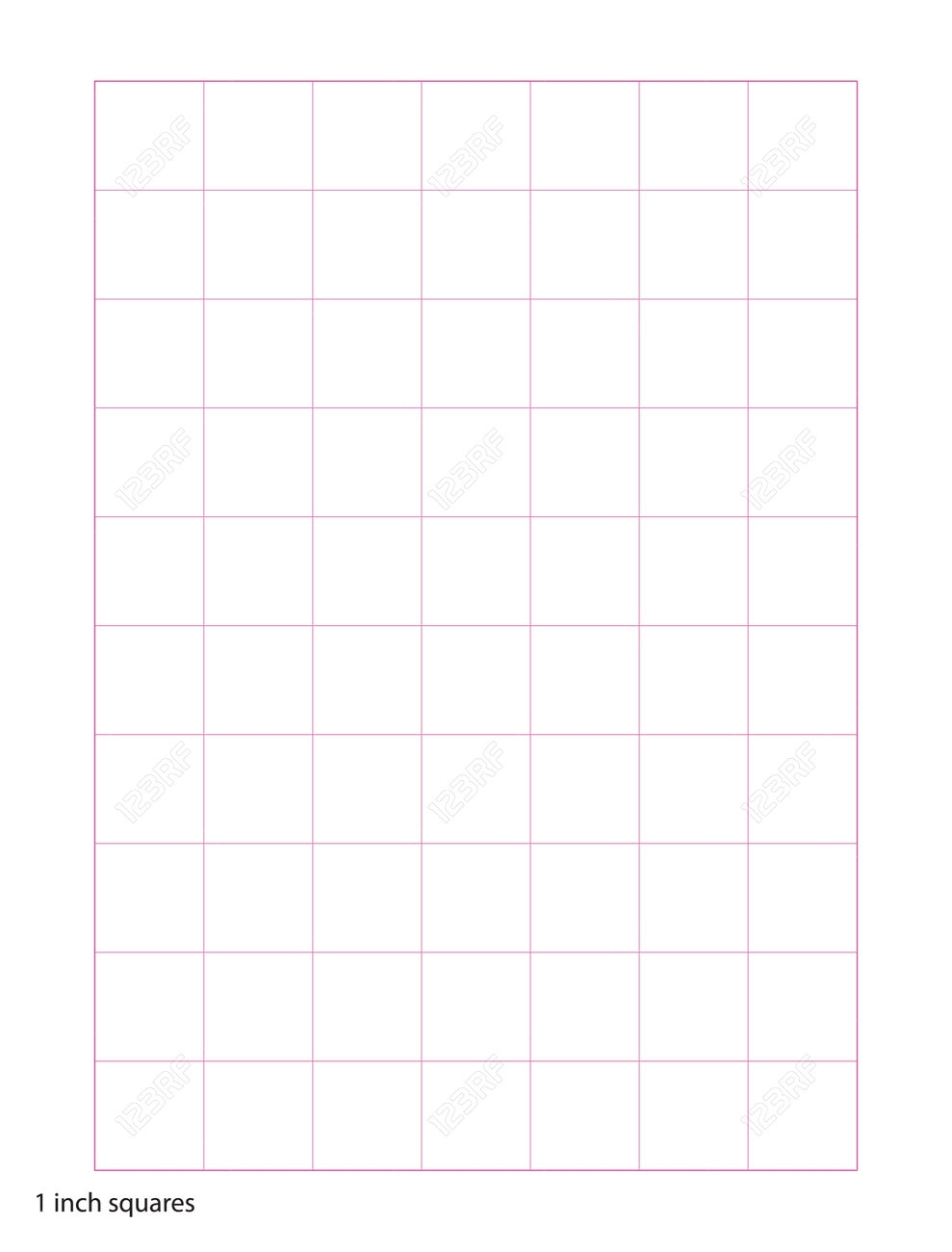 Graph Paper 1 Inch Squares Printable Template A4 Notebook Format Graph Pink Grid For College Journals Diary Or Math Engineering Grid Line Printable Royalty Free Svg Kliparty Vektory A Ilustrace Image 239816701 