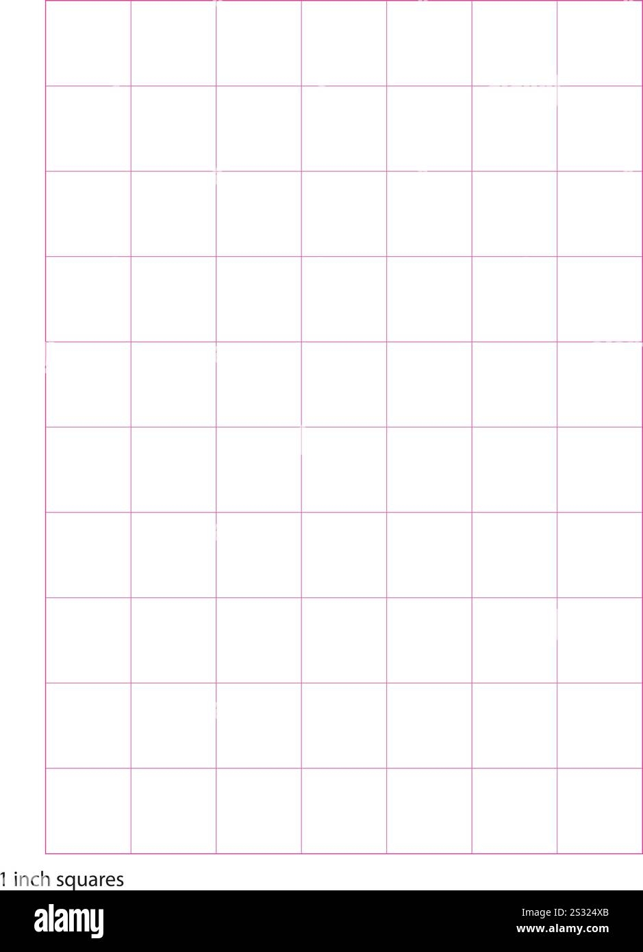 Free Printable 1 Inch Square Graph Paper Word