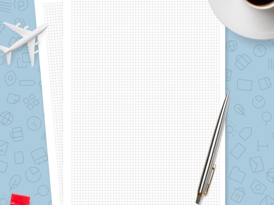 Graph Paper 10 Squares Per Inch Template Printable PDF