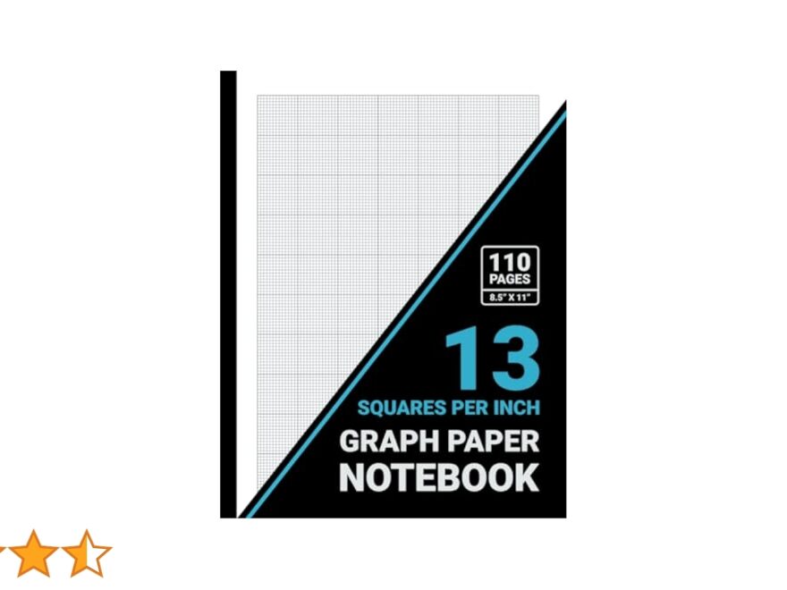 Graph Paper 13 Squares Per Inch Notebook 1 13 Inch Squares 13x13 Grid Graph Paper For Math Science Engineering Students Teachers 8 5 X 11 110 Pages Black Cover Publishers Sachi Amazon Books