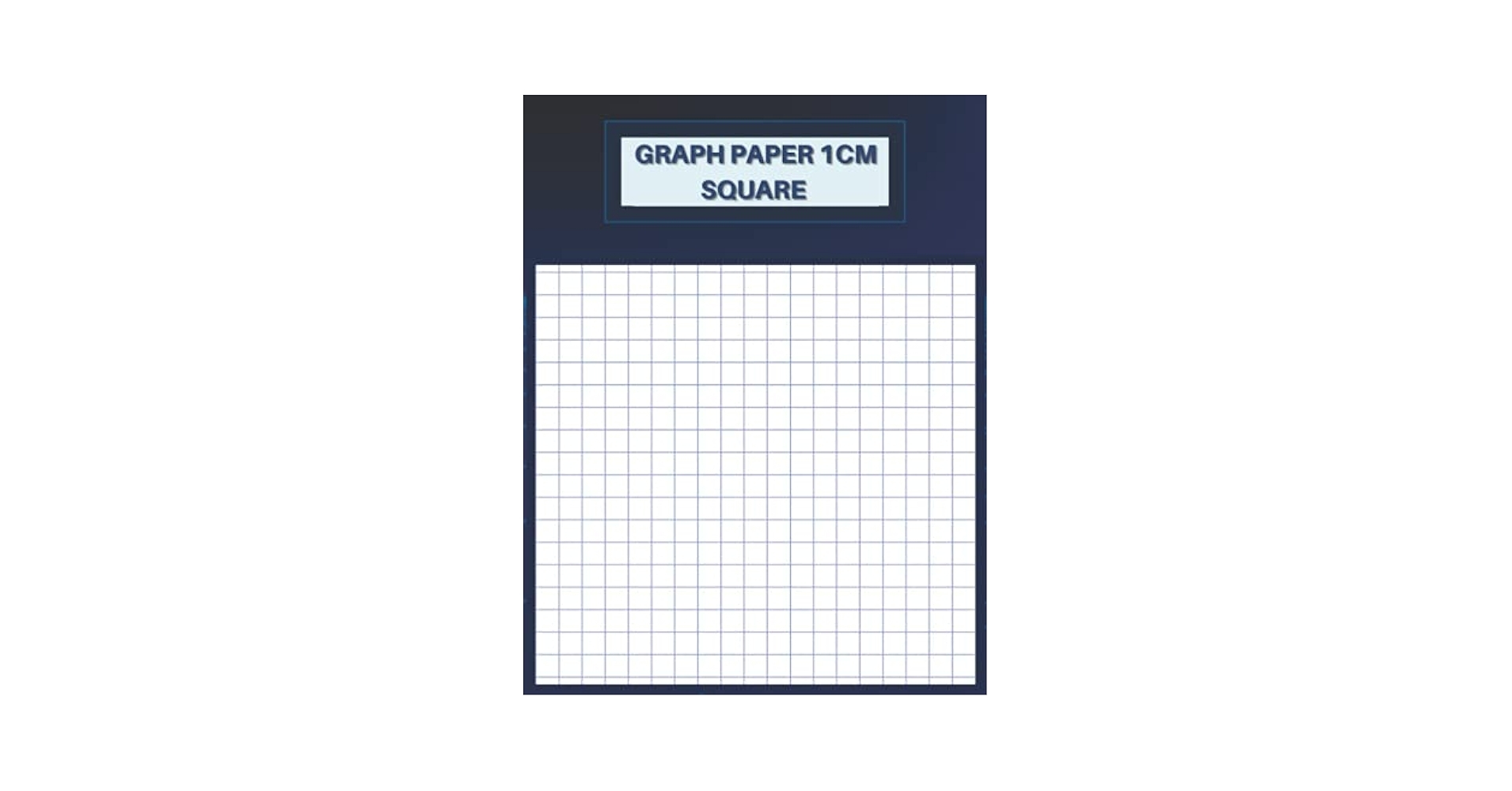 GRAPH PAPER 1CM SQUARE 1 Square centimeter 120 Pages Large 8 5 X 11 Publishing Munteera 9798521212507 Amazon Books