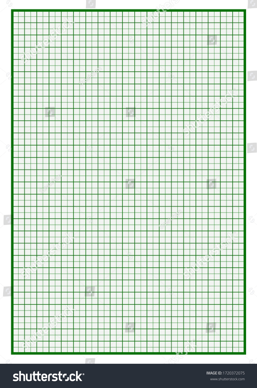 Graph Paper Printable Green