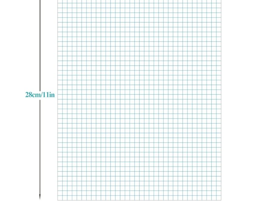 Graph Paper A4 Grid Paper 4 x4 Blue Quad Rule 100Sheets 200Pages Unpunch EBay