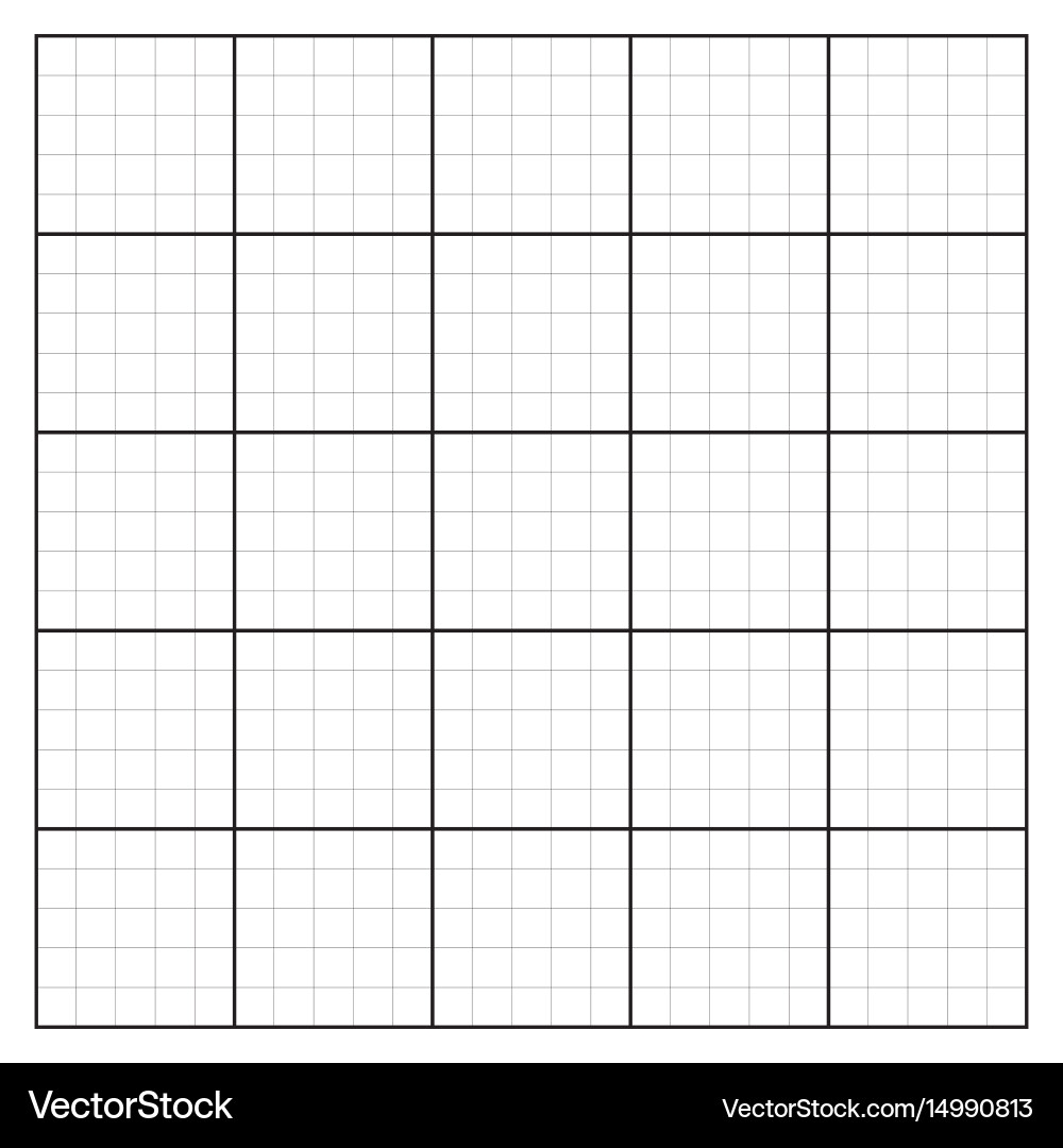 Graph Paper Coordinate Grid Royalty Free Vector Image
