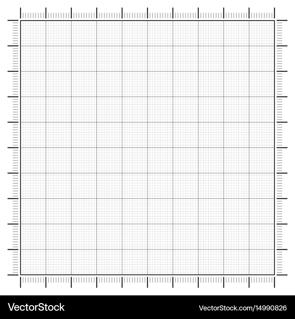 Graph Paper Coordinate Grid Royalty Free Vector Image