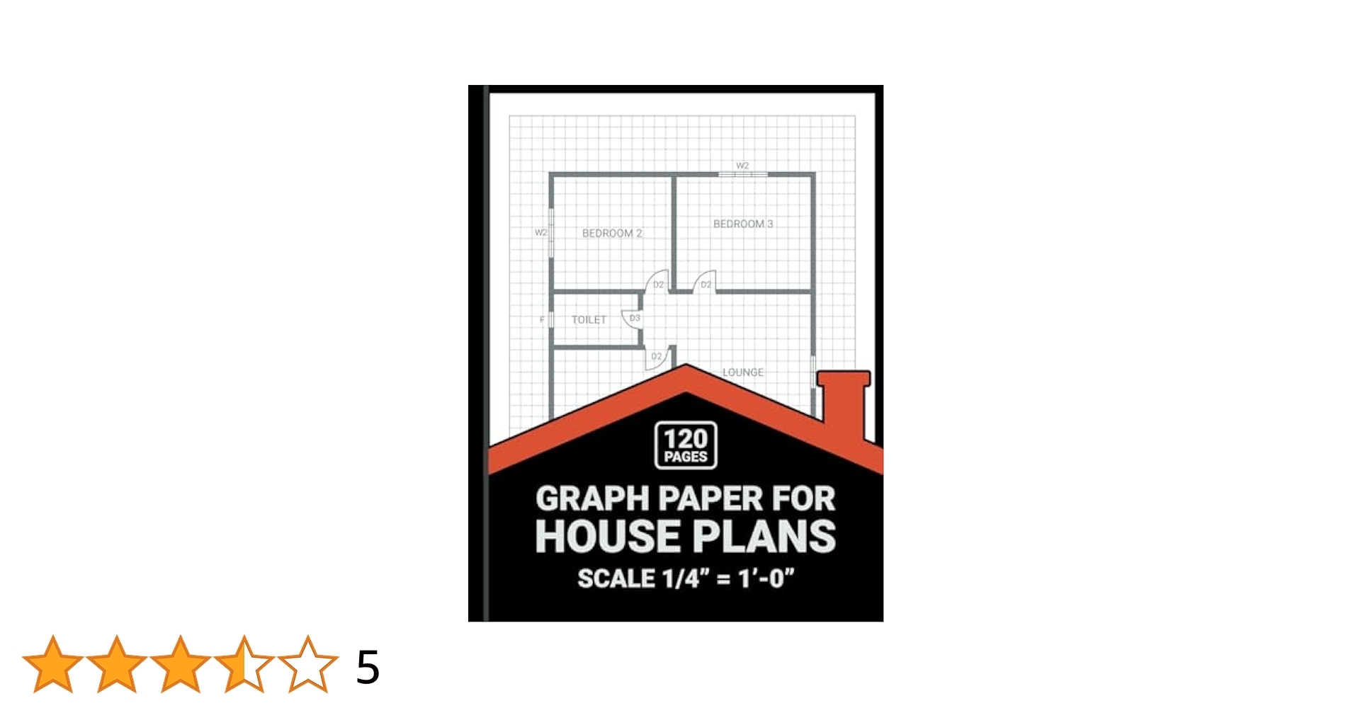 Graph Paper For House Plans 1 4 Scale Graph Paper Notebook 1 4 Inch Squares For Architects And Designers 8 5 X 11 120 Pages Publishers Sachi Amazon Books