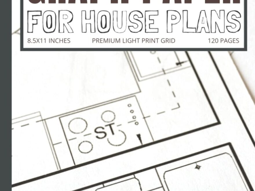 Graph Paper For House Plans Architectural Design Notebook 4x4 Grid 8 5 x11 Co Redeemer Notes 9798434281355 Amazon Books