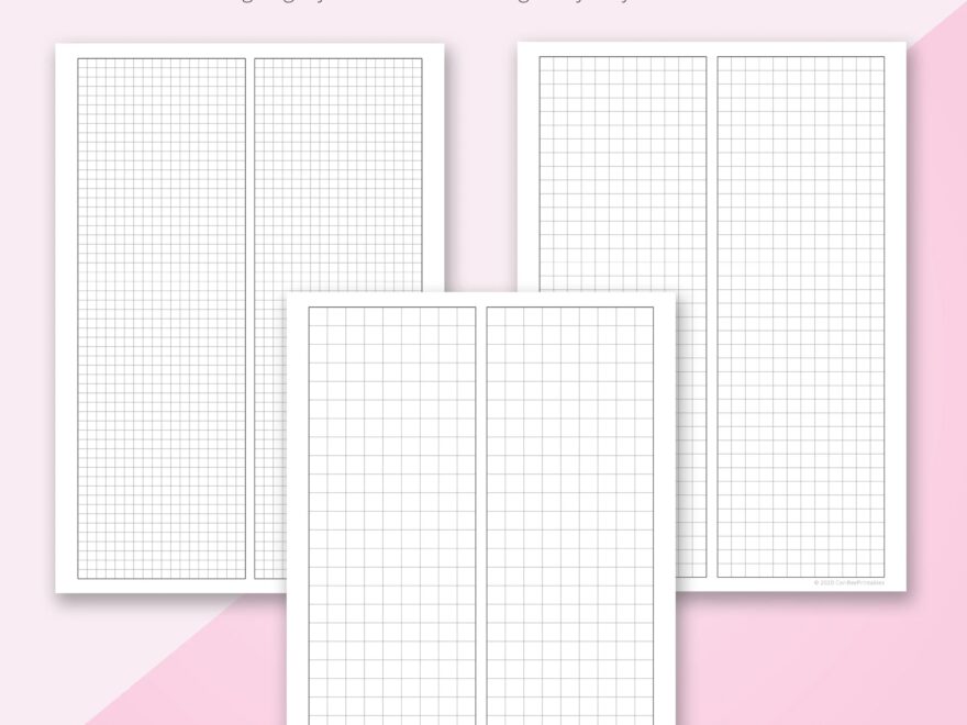 Graph Paper Graph Note Paper Graph Notebook Paper Printable Graph Stationary Printable Notetaking Paper Wide Graph Paper Narrow Graph Etsy