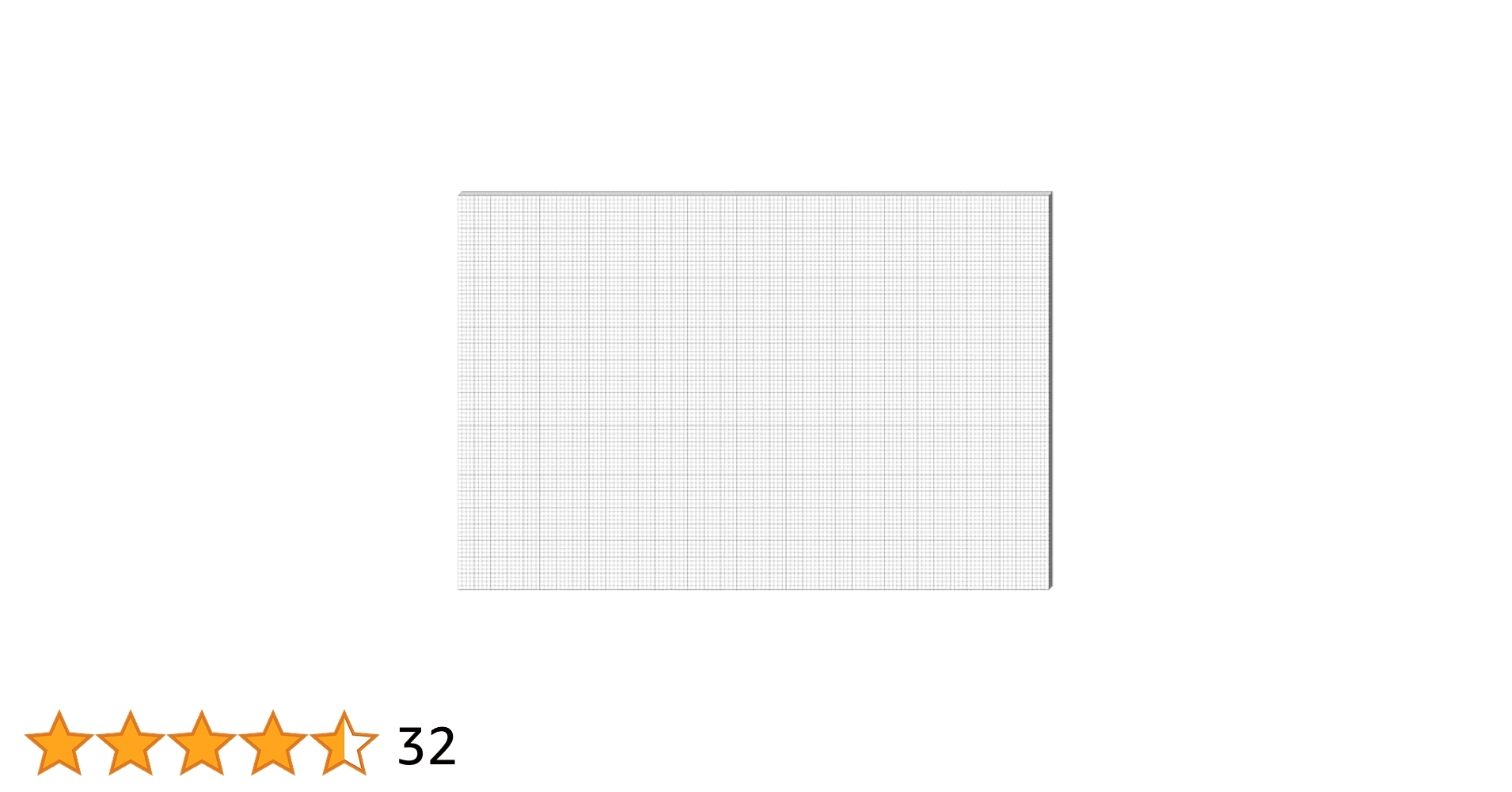 Graph Paper Large 25 Sheet Graph Paper Pad 24 X 36 Large Graph 1 And 1 4 Ruled Grid Graph Paper 11x17