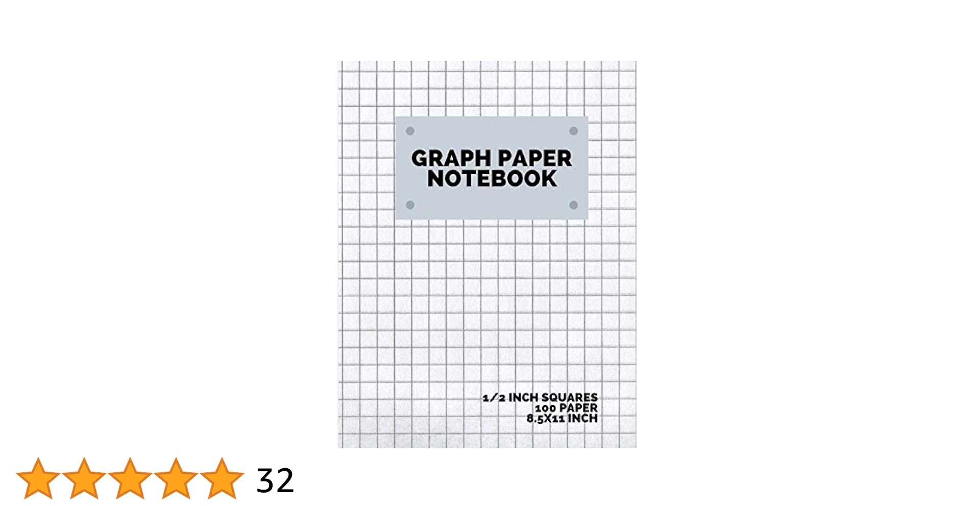 Graph Paper Notebook 1 2 Inch Squares 100 Pages Graphing Grid Paper Extra Large 8 5x11 In STUDIO ART 9798628906774 Amazon Books