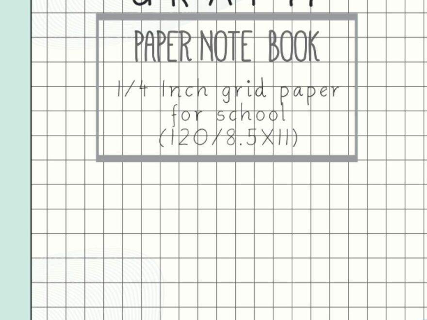 Graph Paper Notebook 1 4 Inch Grid Paper For School 120 8 5x11 Saul Abdou 9798684462450 Amazon Books