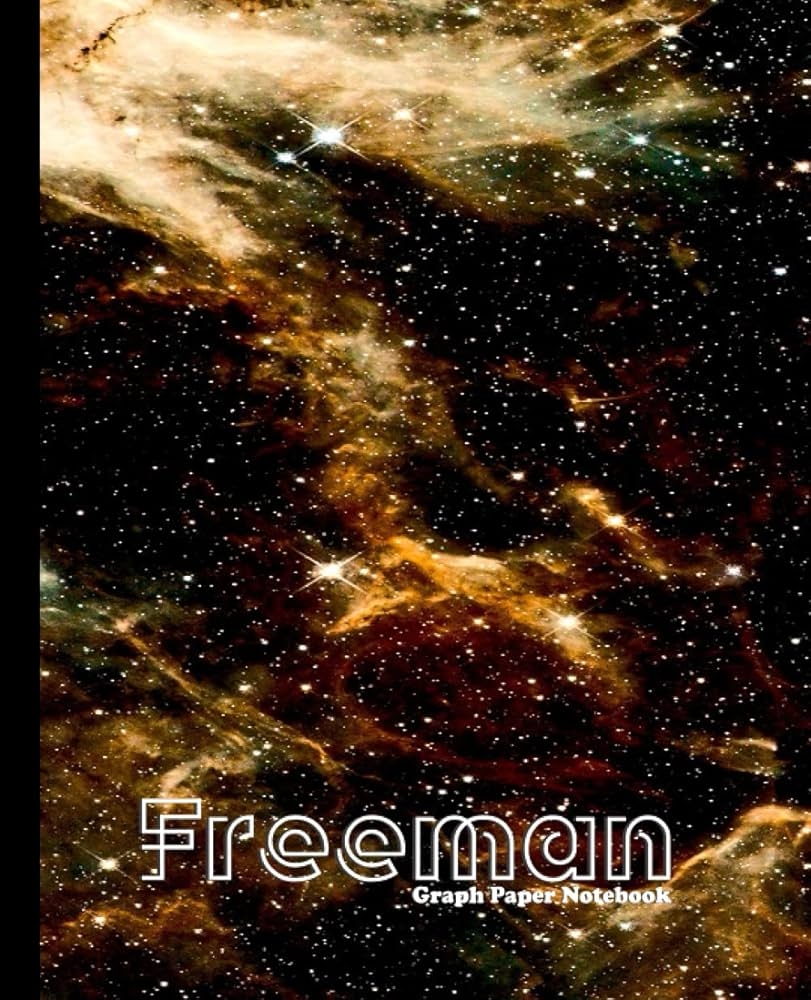 Graph Paper Notebook Custom Notebook Name Freeman Size 7 5 9 25 Inches 110 Pages Quad Ruled 5 5 Grid Paper For Math Science Students Galaxy Cover Hubble Telescope Personalized Notebook Mariana Stefan 9798744848477 Amazon Books