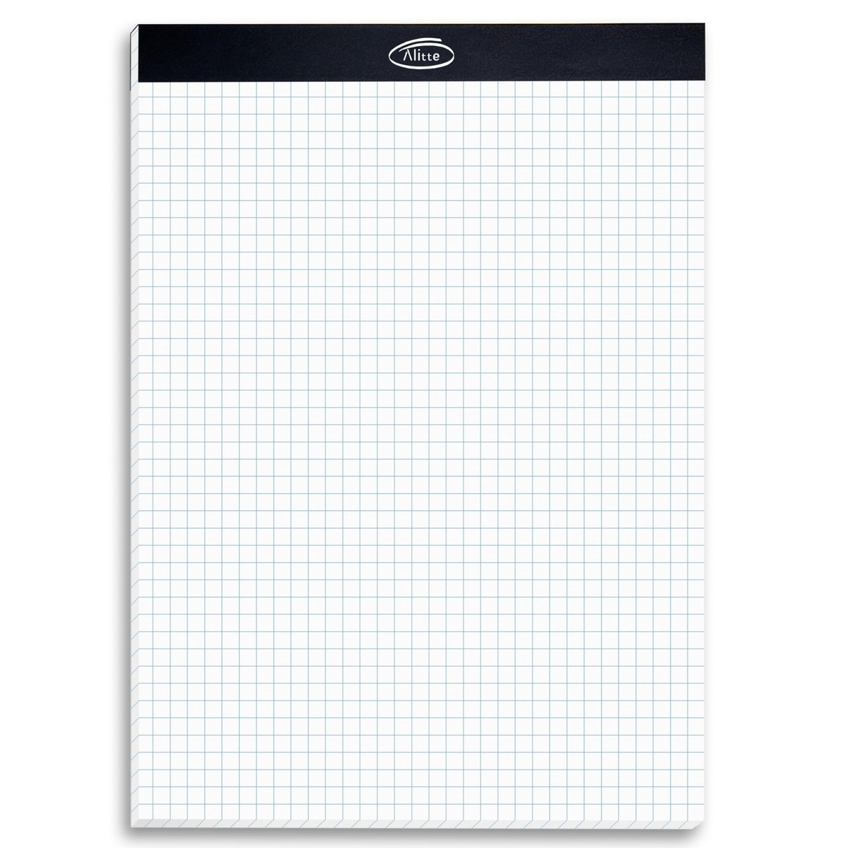 Graph Paper Pad Pack Of 1 White Letter Size 4x4 Quad Grid Paper With Blue L EBay