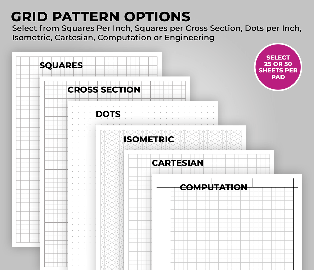 Graph Paper Pads 5 5 X 8 5 PrintPPS 