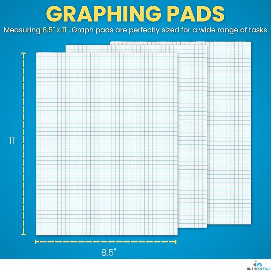 Graph Paper Pads 8 5 X 11 Performore Grid Paper Pads 50 Sheets Per Pad 11 X 17 Graph Paper Grid Notebook Graph Paper Pads 8 5 X 11 Performore Grid Paper Pads 50 Sheets Per Pad 11 X 17 Graph Paper Grid Notebook