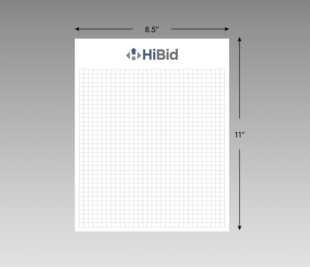 Graph Paper Pads 8 5 X 11 PrintPPS 