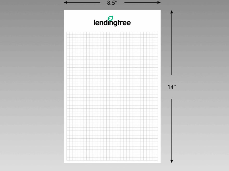 Graph Paper Pads 8 5 X 14 PrintPPS