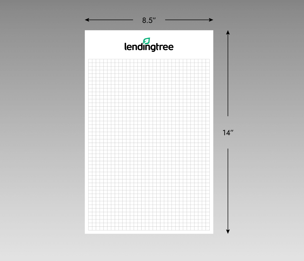 Graph Paper Pads 8 5 X 14 PrintPPS 