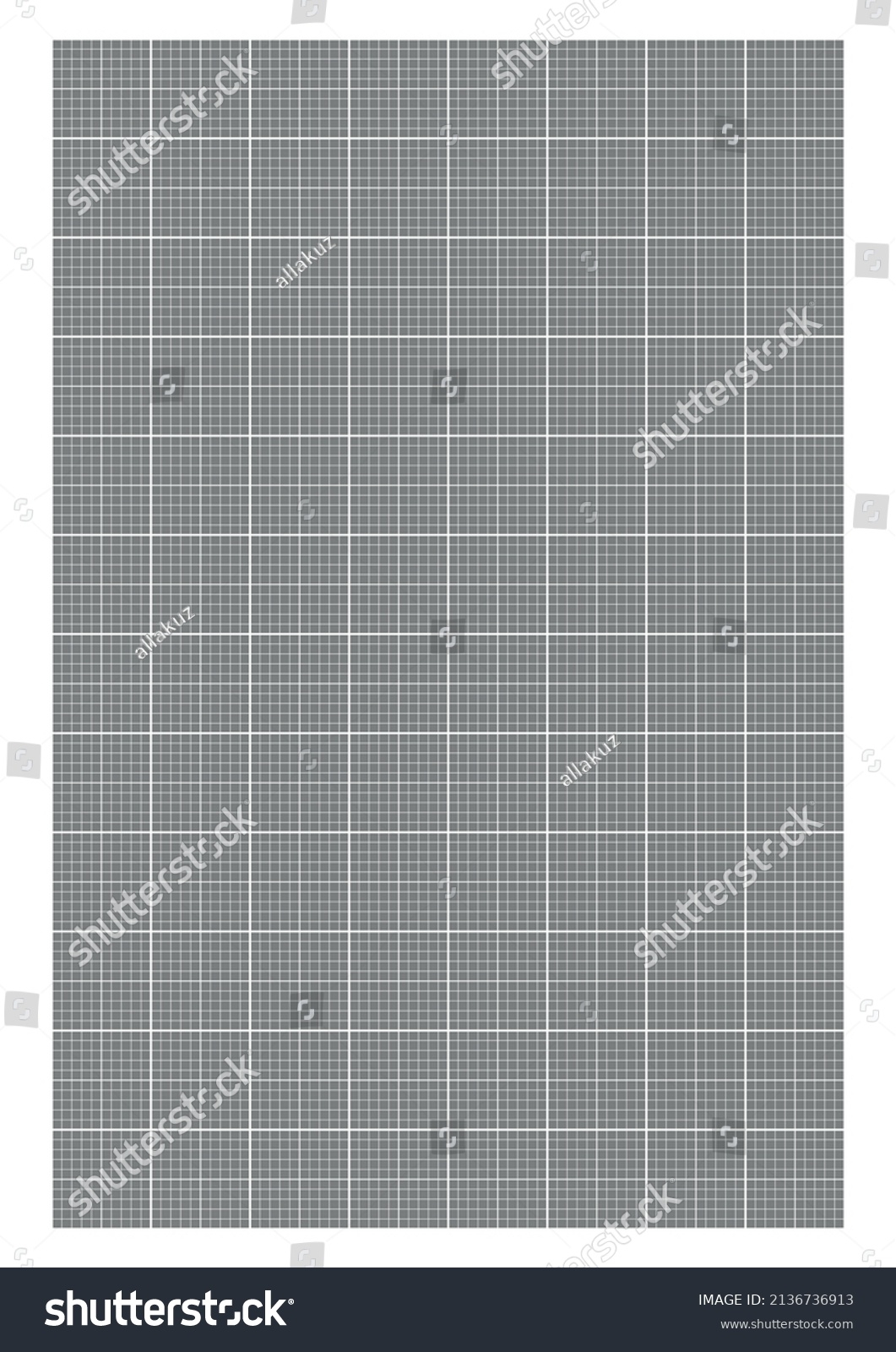 Graph Paper Printable Millimeter Grid Paper Stock Vector Royalty Free 2136736913 Shutterstock