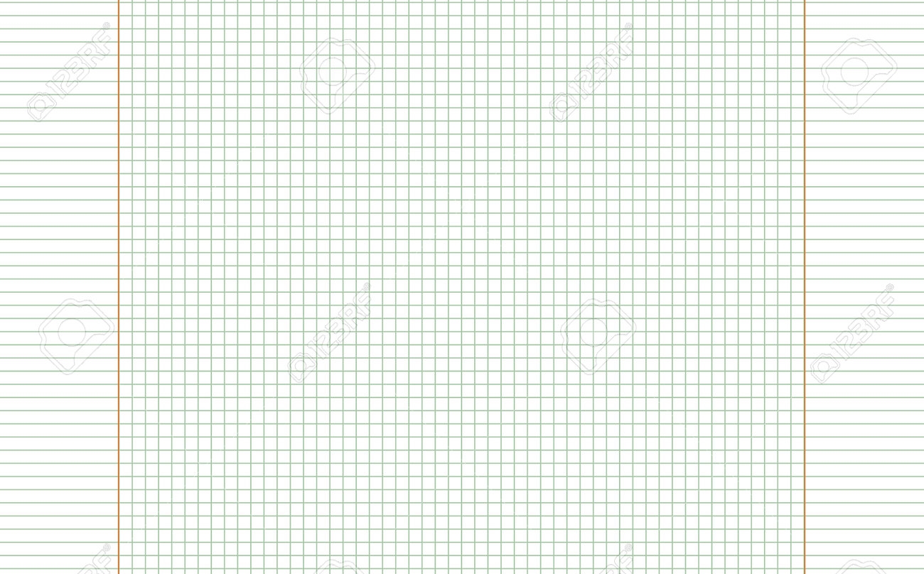 Graph Paper Printable Squared Grid Paper With Color Horizontal Lines Geometric Background For School Textures Notebook Diary Realistic Lined Paper Blank Size Reversal A5 Royalty Free SVG Cliparts Vectors And Stock Illustration 