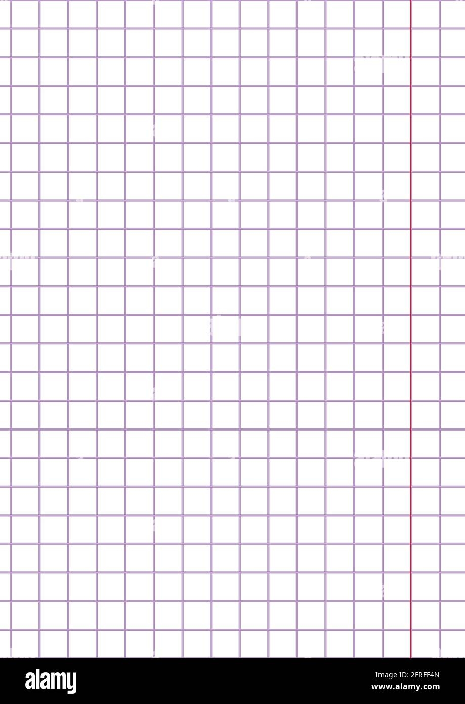 Graph Paper Printable Squared Grid Paper With Color Horizontal Lines Geometric Background For School Textures Notebook Diary Realistic Lined Stock Vector Image Art Alamy
