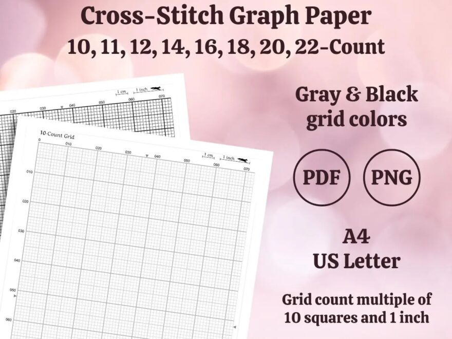 Graph Paper Template Etsy