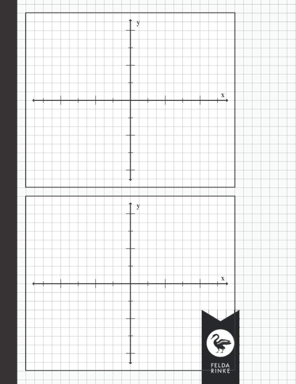 Graph Paper With XY Axis 2 Coordinate Grids Per Page 4 Quadrant Coordinate Grid Graph Paper Notebook Quad Ruled 8 5 X 11 110 Pages 55 Sheets Exercise Book Composition Book Rinke Felda 9798701236385 Amazon Books