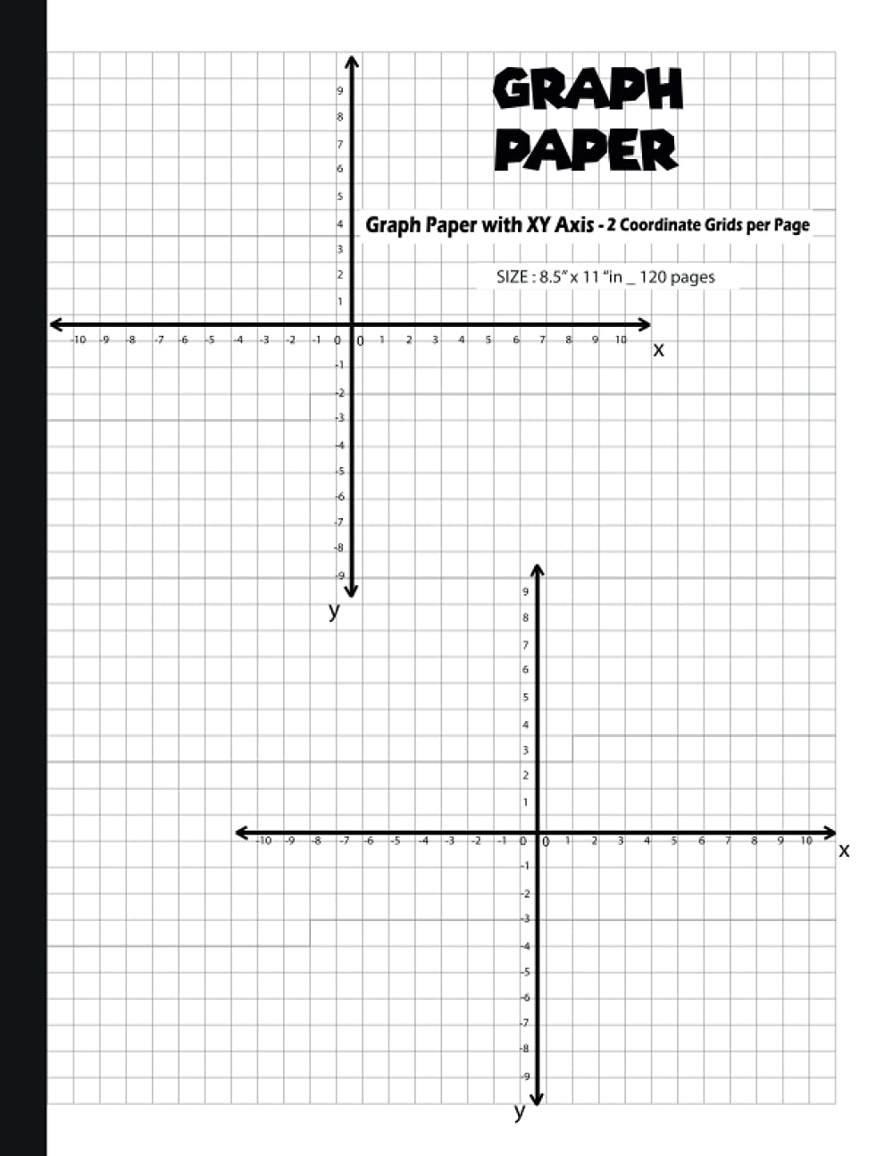 Graph Paper With Xy Axis 4 Quadrant Coordinate Grid Quad Desertcart Seychelles