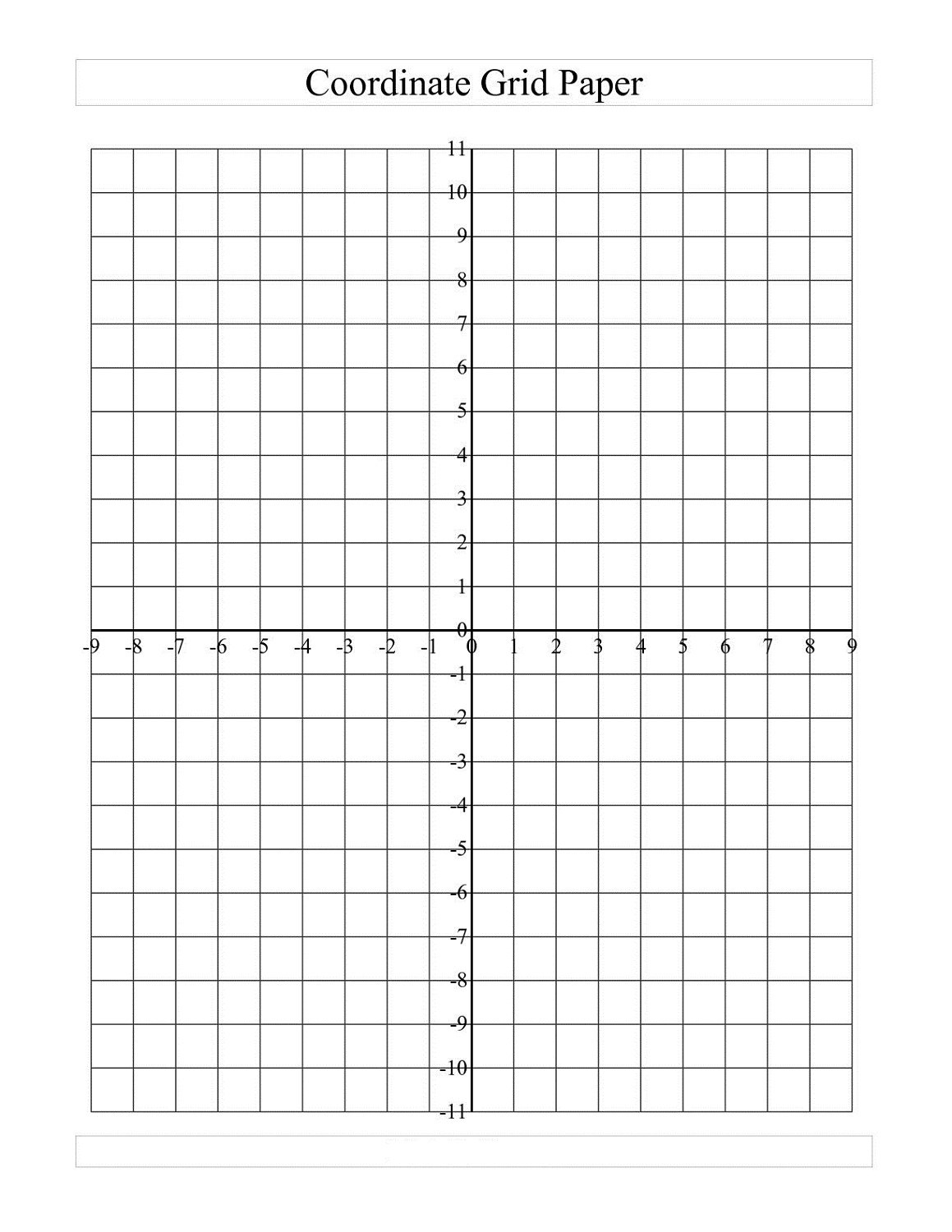 Graph Paper To Print Numbered