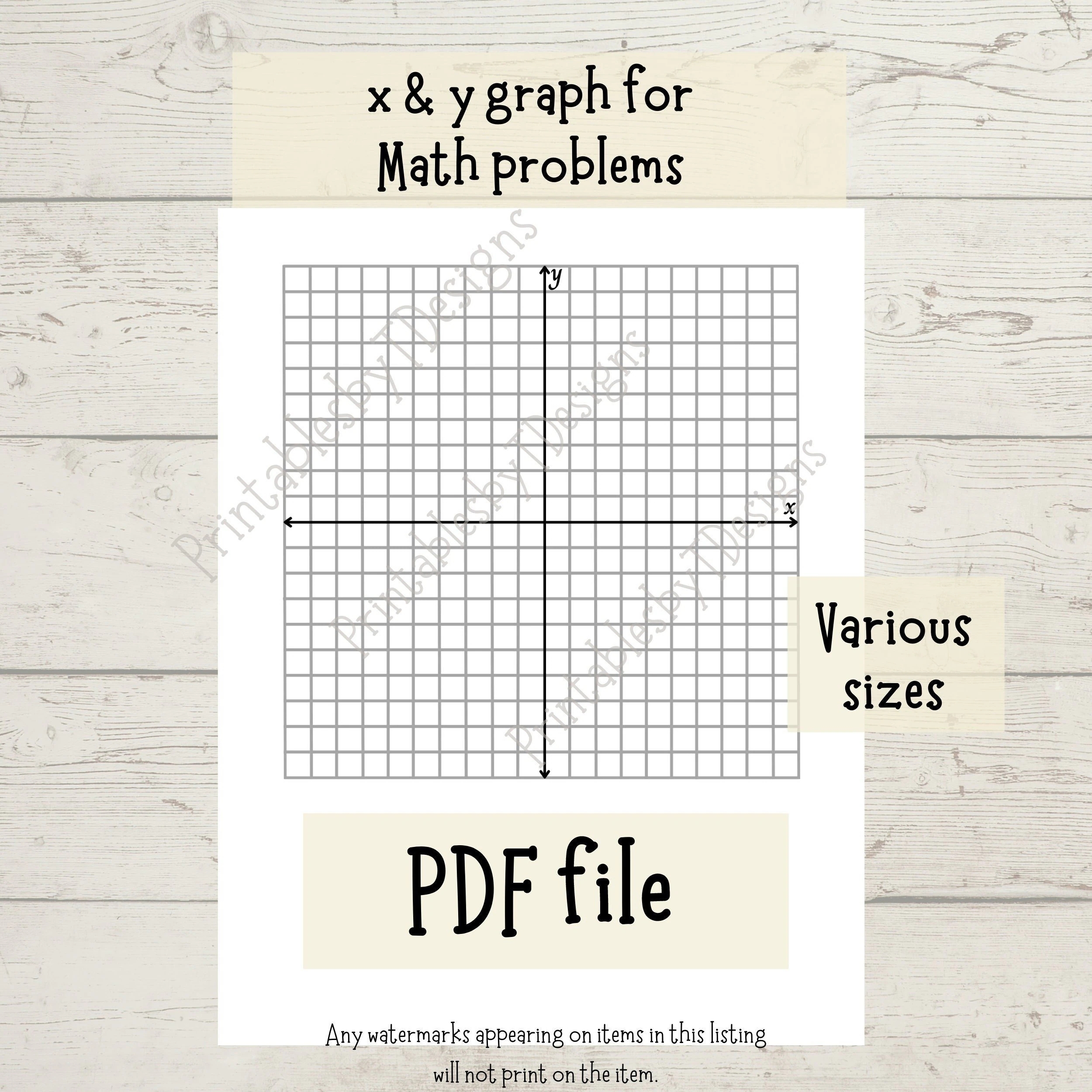 Math Problem Graph Paper