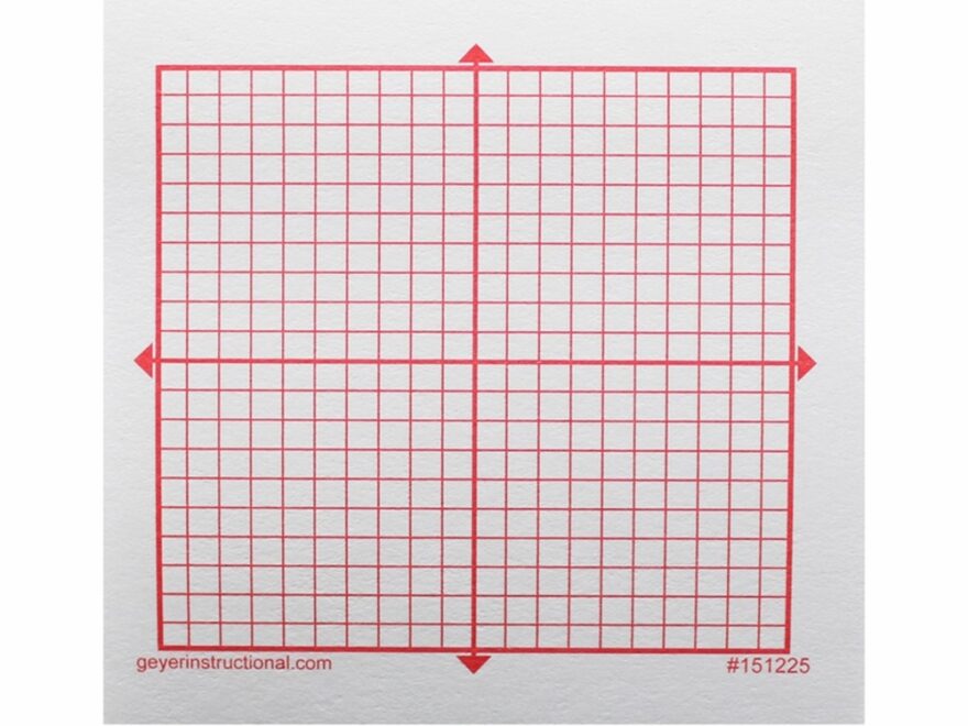 Graphing 3M Post it Notes XY Axis 20 X 20 Square Grid 4 Pads GYR151225