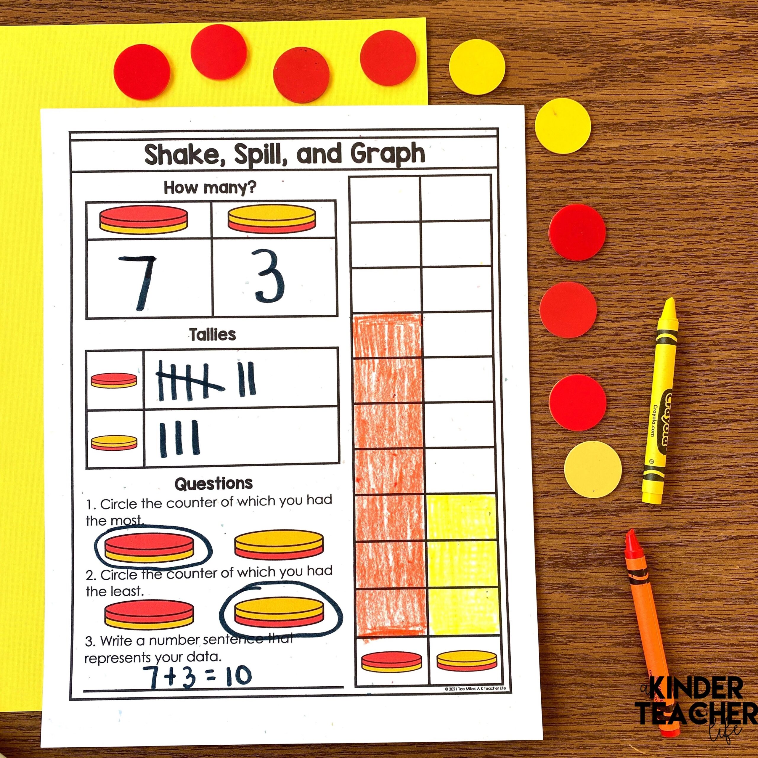 Graphing Activities For Your Math Groups A Kinderteacher Life