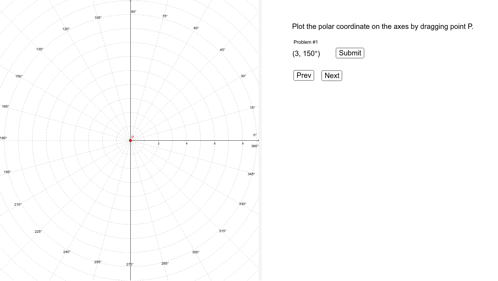 Graphing Polar Coordinates GeoGebra Graphing Polar Coordinates GeoGebra