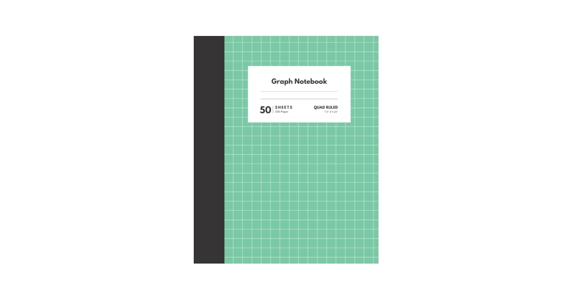 Green Graph Paper Notebook
