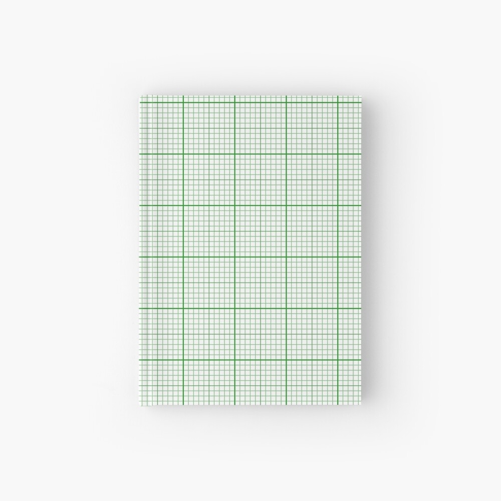 A4 Size Graph Paper Green