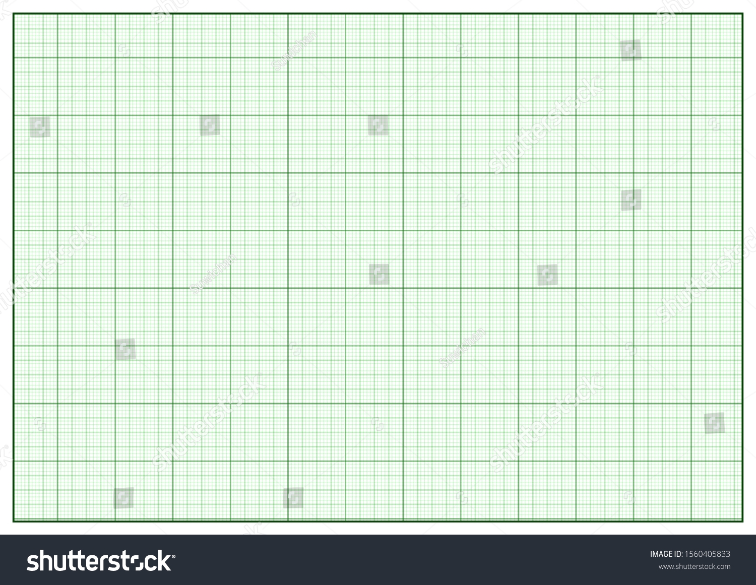 Green Graph Size A3 Table 4 Stock Illustration 1560405833 Shutterstock
