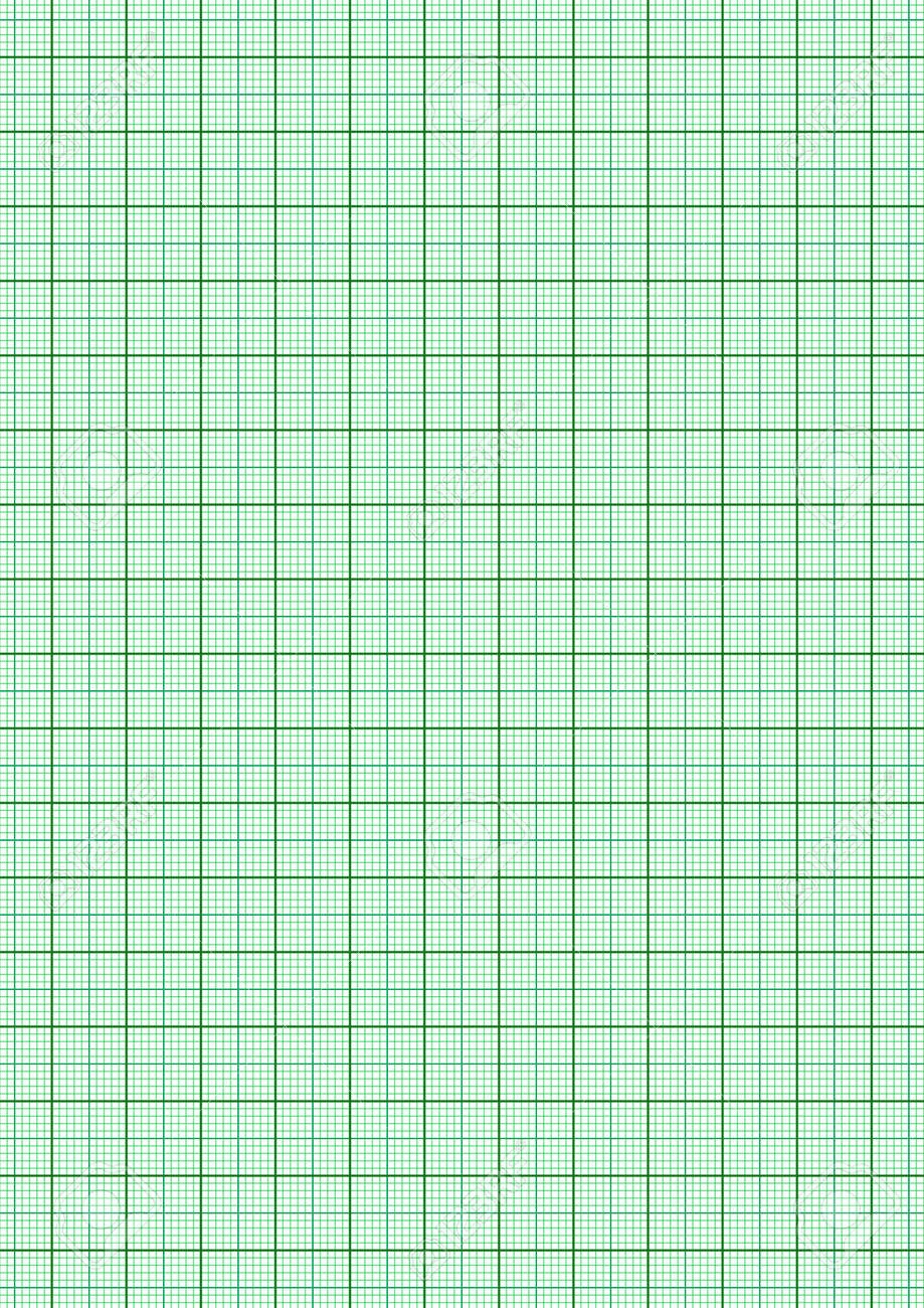 Green Grid Lines A4 Paper Size Used In Drawing Work Stock Photo Picture And Royalty Free Image Image 154556681 