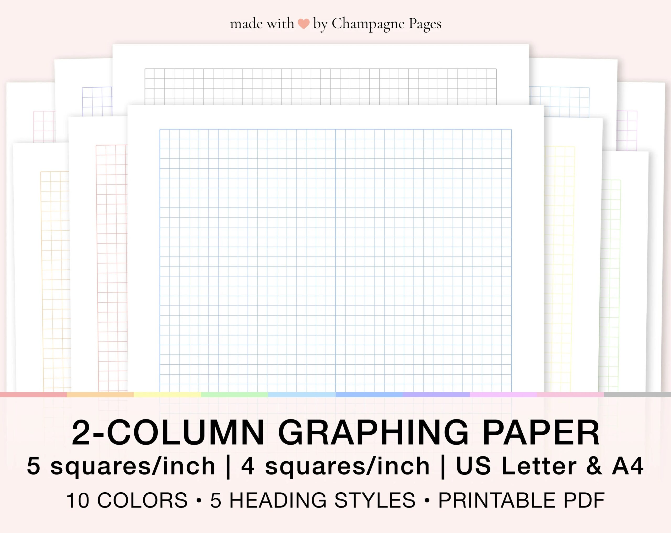 Printable Graph Paper 9x14