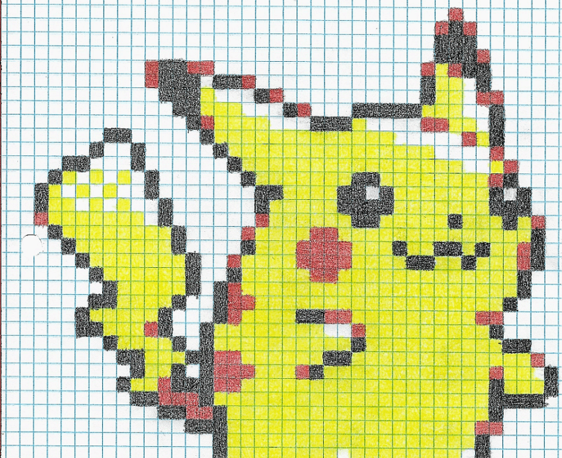 Grid Paper Anomaly Tattoo Shop