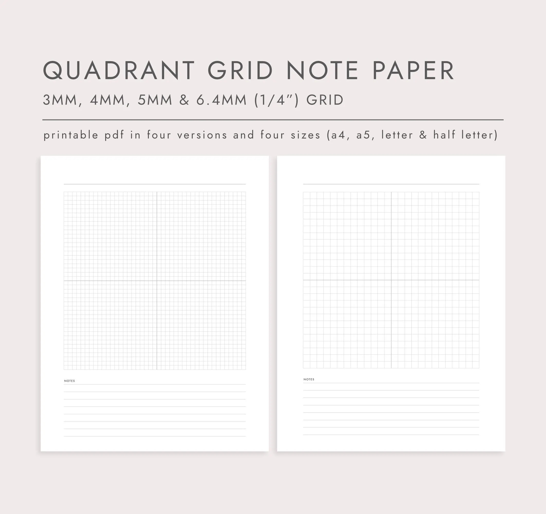 Grid Paper Poster Etsy Canada