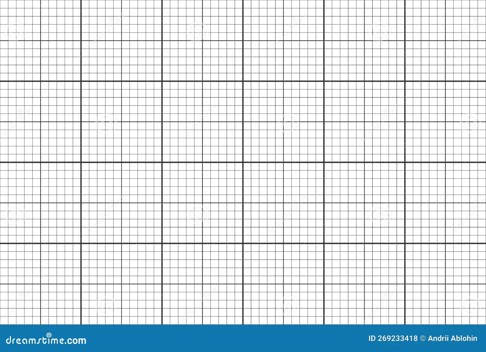 Grid Paper Texture Checkered Notebook Sheet Template For School Or College Math Education Office Work Memos Drafting Stock Vector Illustration Of Blank Graph 269233418