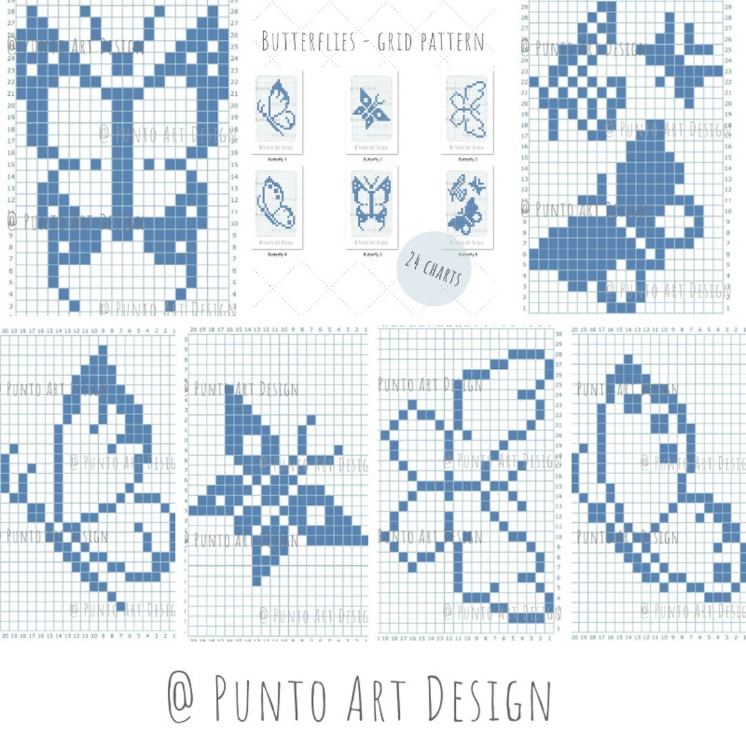 Filet Crochet Graph Paper