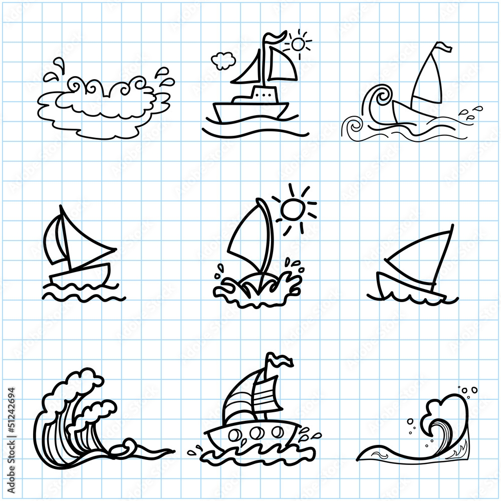 Graph Paper Draw In Cartoon