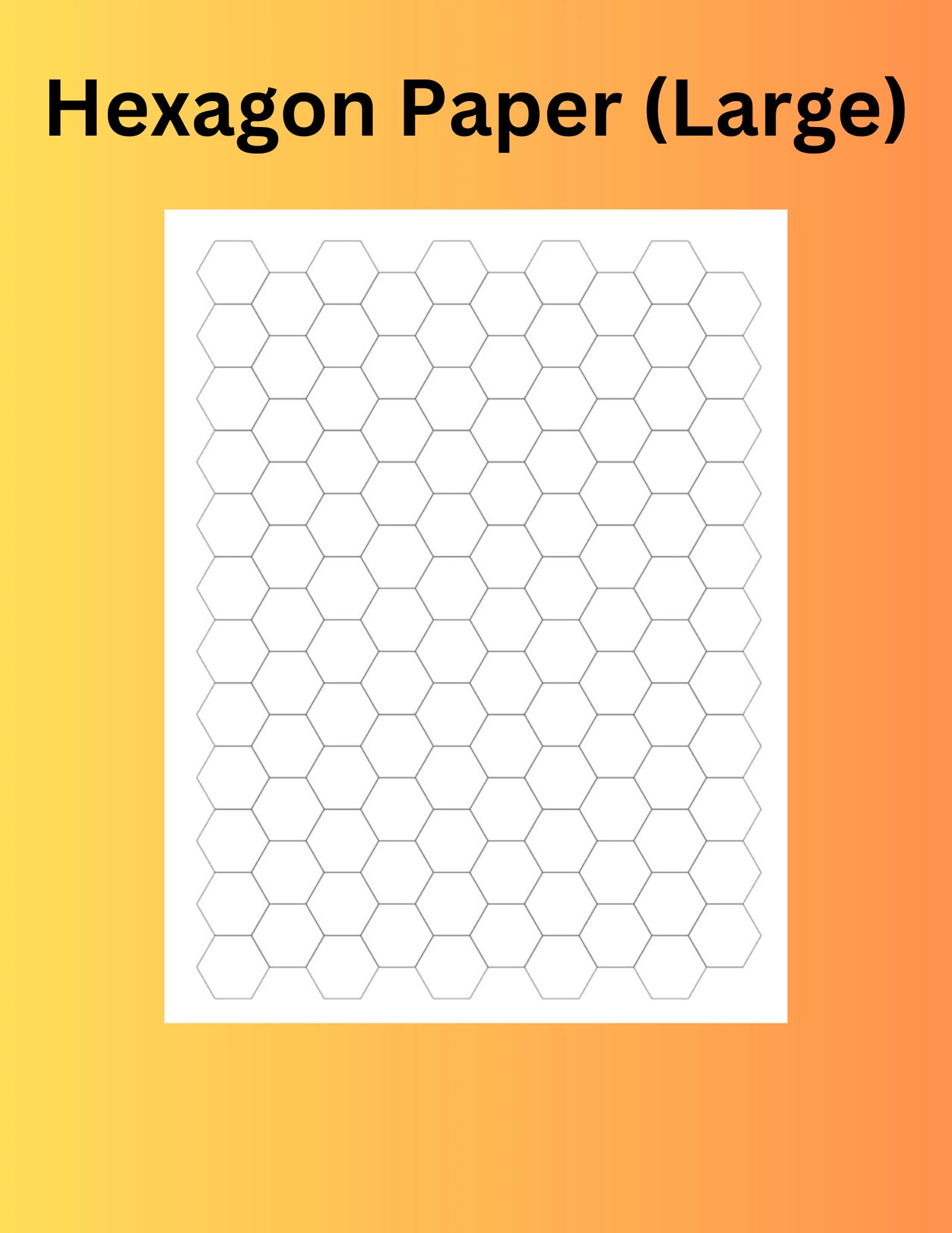 Hexagon Graph Paper Etsy Denmark