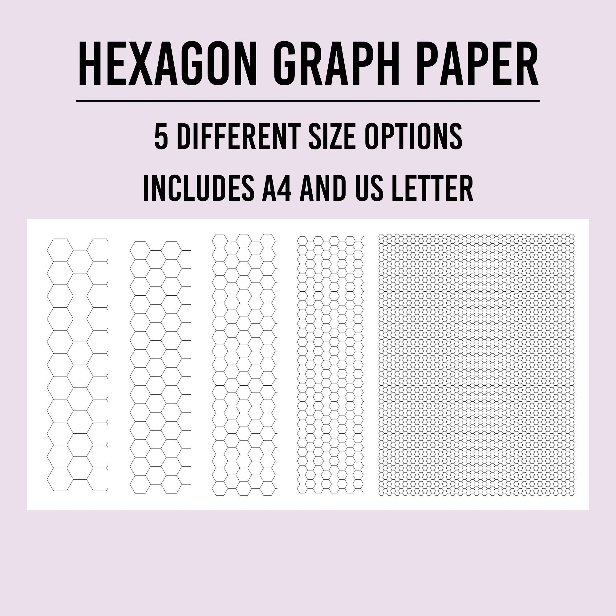 Graph Paper Circle Hexagonal