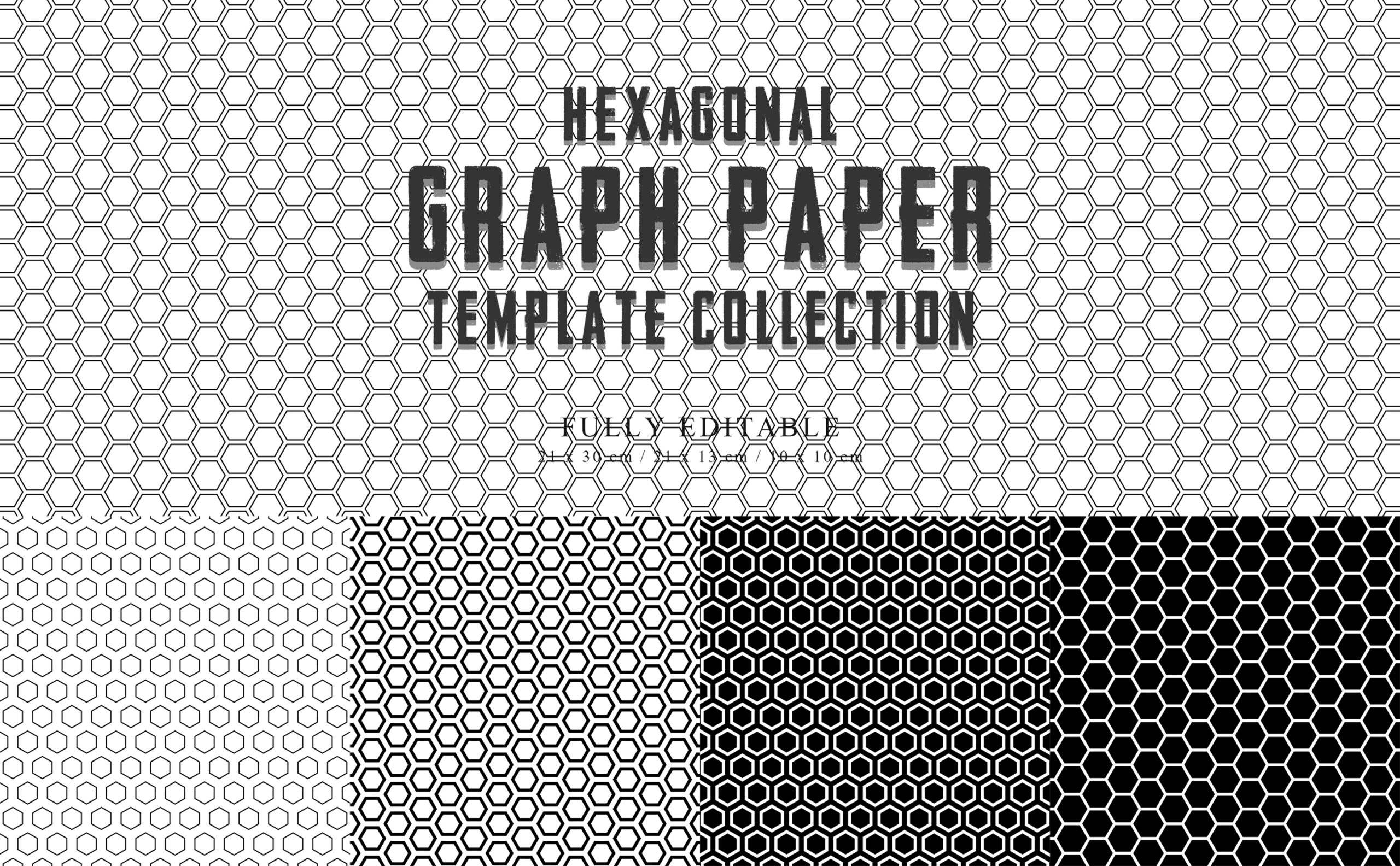 Free Prinatble Hexagon Graph Paper