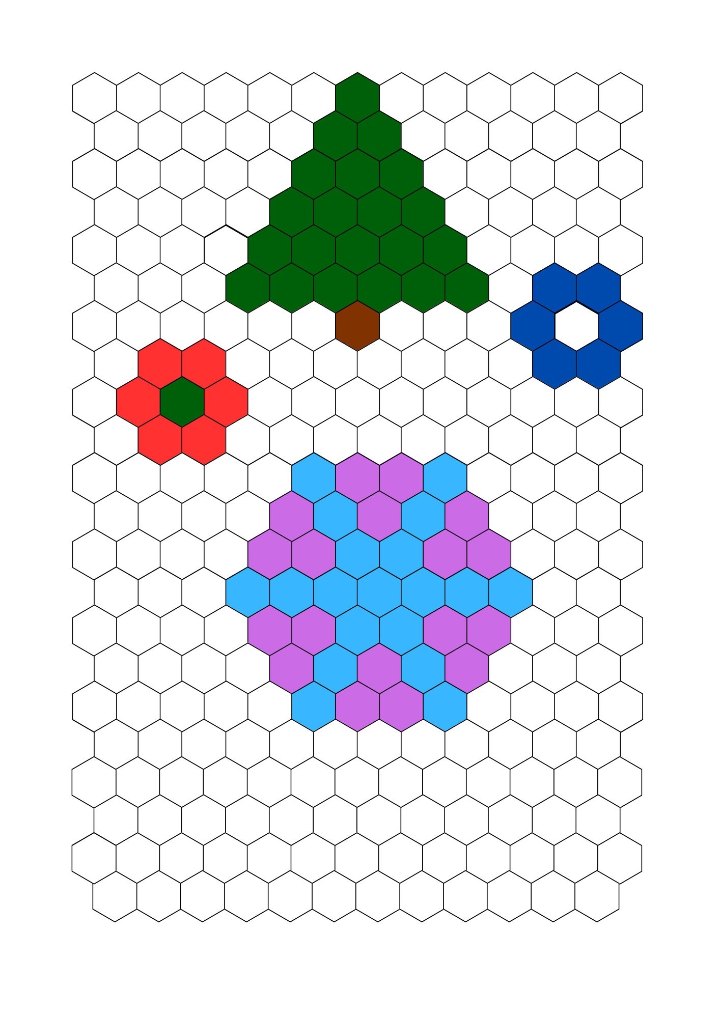 Hexagon Graph Paper Hexi Quilting Paper Hexie Etsy